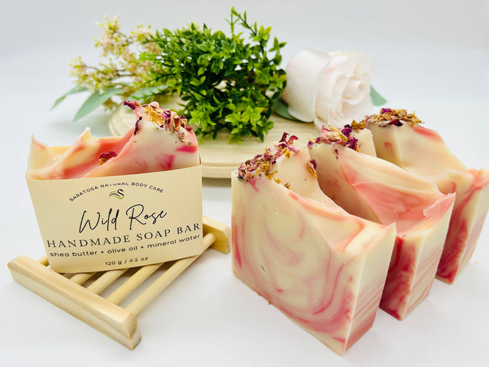 Wild Rose Handmade Soap Bar (Vegan)