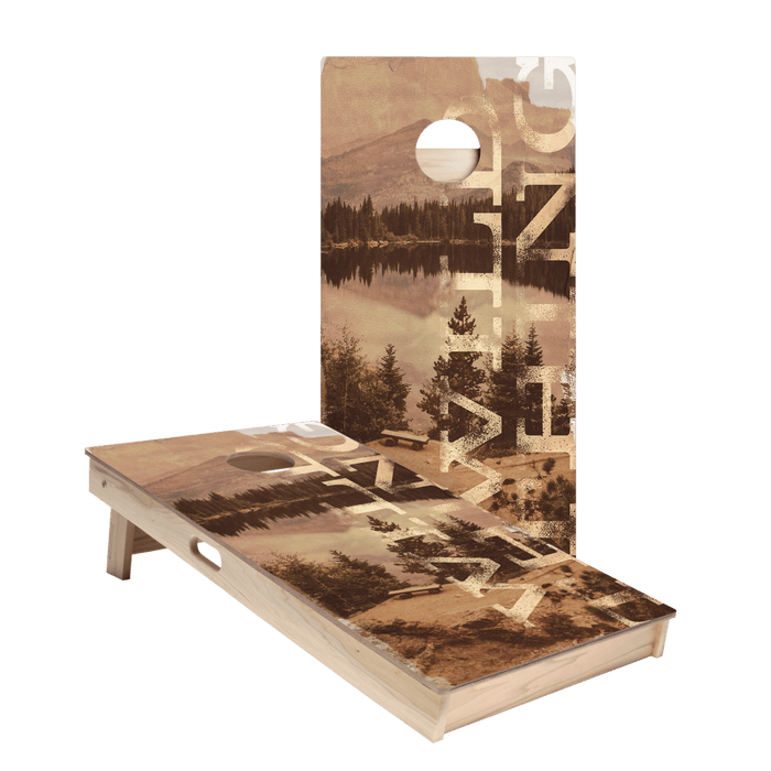 Wild Thing Landscape Star Cornhole Boards - ACA - 000397 | American Cornhole Association