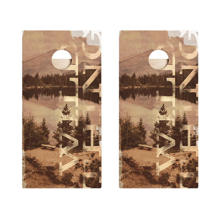 Wild Thing Landscape Star Cornhole Boards - ACA - 000397 | American Cornhole Association