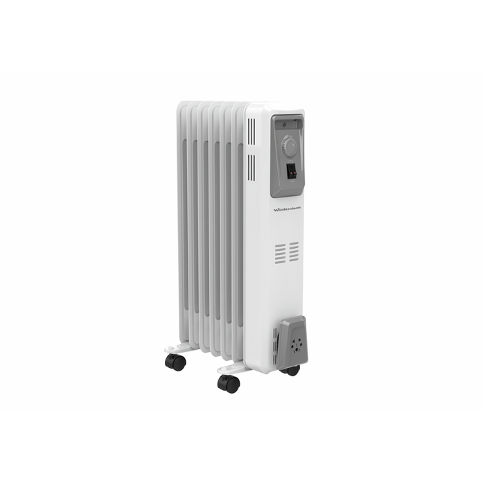 Winterwarm 1.5kW Oil Filled Radiator - White | WWN15 from Winterwarm - DID Electrical