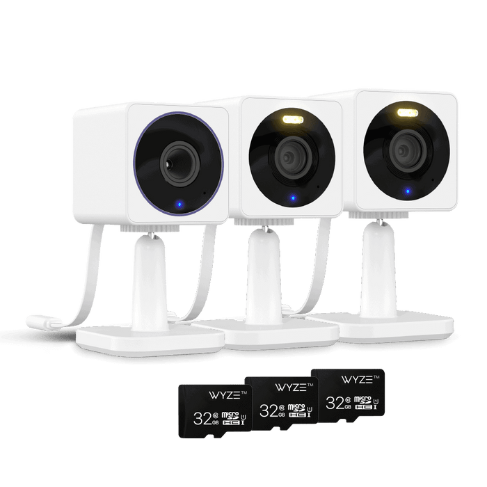 Wyze Cam OG Starter Pack - 32GB microSD card included -- 32-bit RISC-V CPU - 1080p HD video - Night Vision