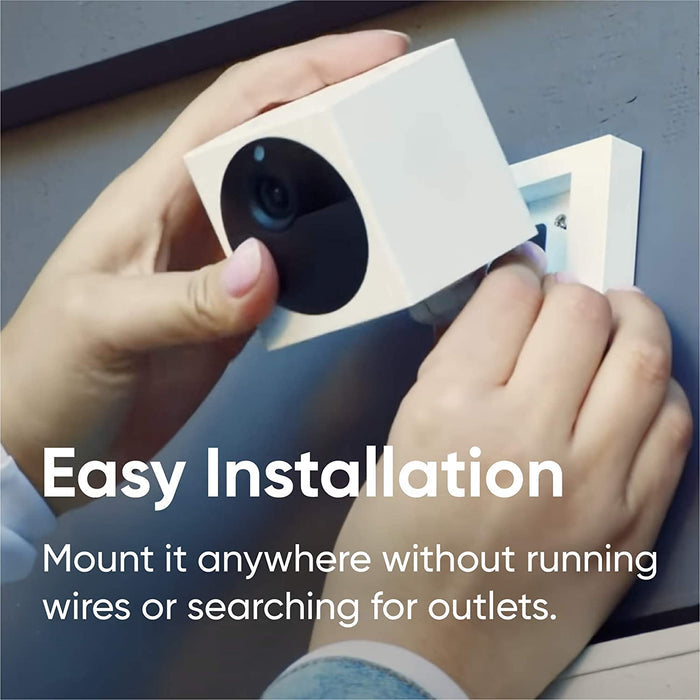 Easy installation. Mount it, record it, wirelessly - anywhere.