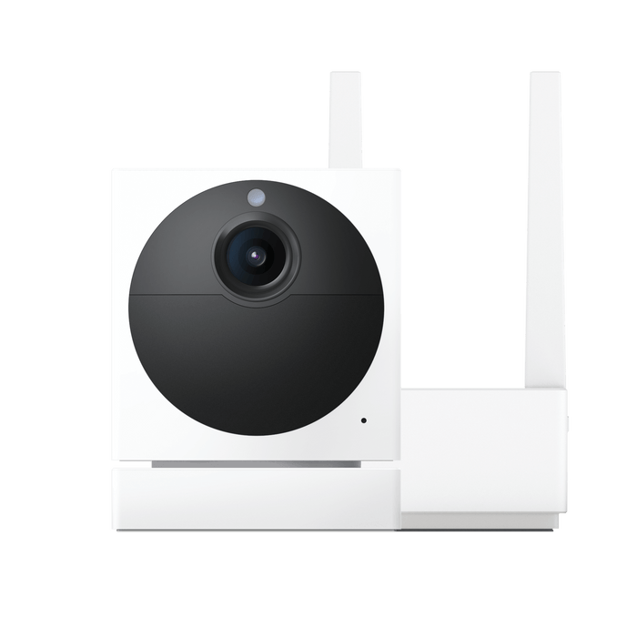 Wyze Cam Outdoor v2 Starter Bundle (Base Station + 1 Camera) - IP65 weather rating and wire-free six month battery life.