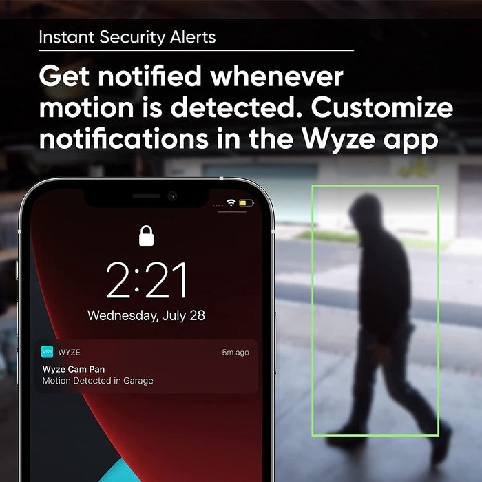 Wyze Cam Pan v2 is a wired camera that can be used to monitor your home or office.