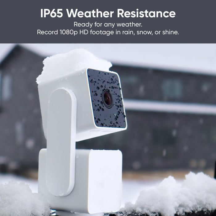 Wyze Cam Pan v3 is an indoor/outdoor security camera that offers 360 pan and 180 tilt capabilities.