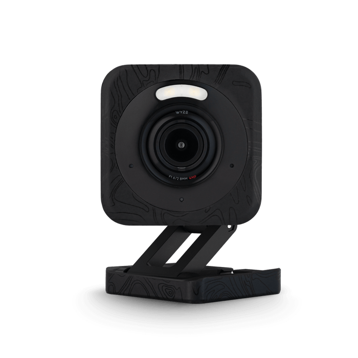 Wyze Cam v4 Skins by dBrand - A set of vinyl skins for the Wyze Cam v4 to match the Triple Black design.