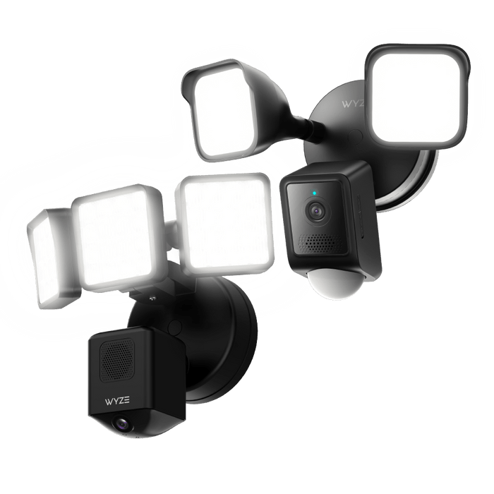 Wyze Floodlight Security Bundle - Two powerful Wyze Floodlights dominate the dark and spot bad guys.