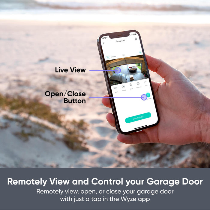 The Wyze Garage Door Controller allows you to remotely control your garage door and see what's going on.