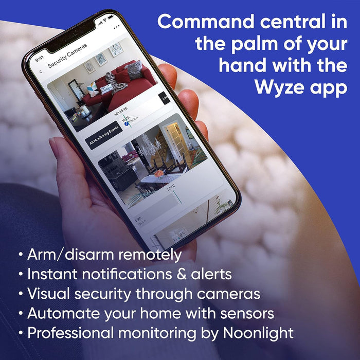 Keep your home safe with Wyze Home Monitoring Core Starter Kit.