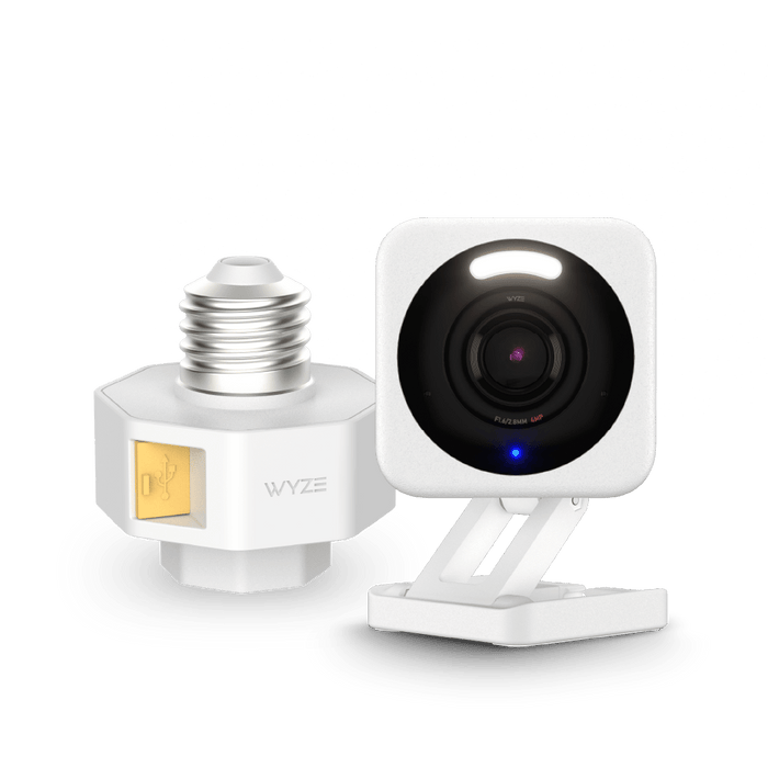 Lamp Socket + Cam v4 White