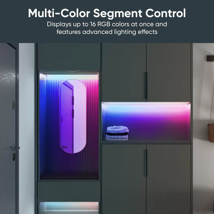 Wyze Light Strip Pro offers multi-color segment control for customizing your vibe.