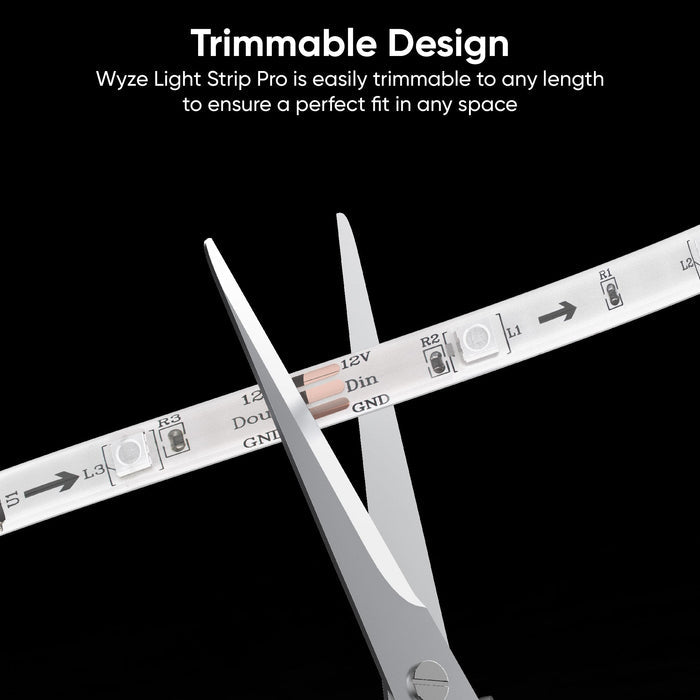 Wyze Light Strip Pro is a smart lighting product that allows users to customize their vibe with multi-color segment control.