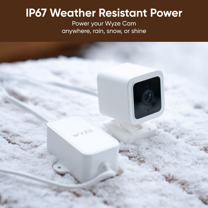 Wyze Outdoor Power Adapter - Ready for rain, snow, or shine.