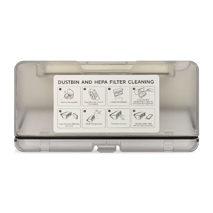 Dustbin and HEP filter cleaning.