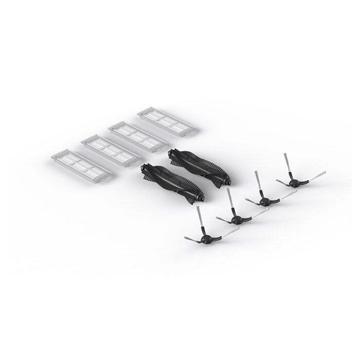 Wyze Robot Vacuum Replacement Parts Kit - 4 Edge Brushes, 2 Main Brushes, 4 HEPA Filters - C-Grade
