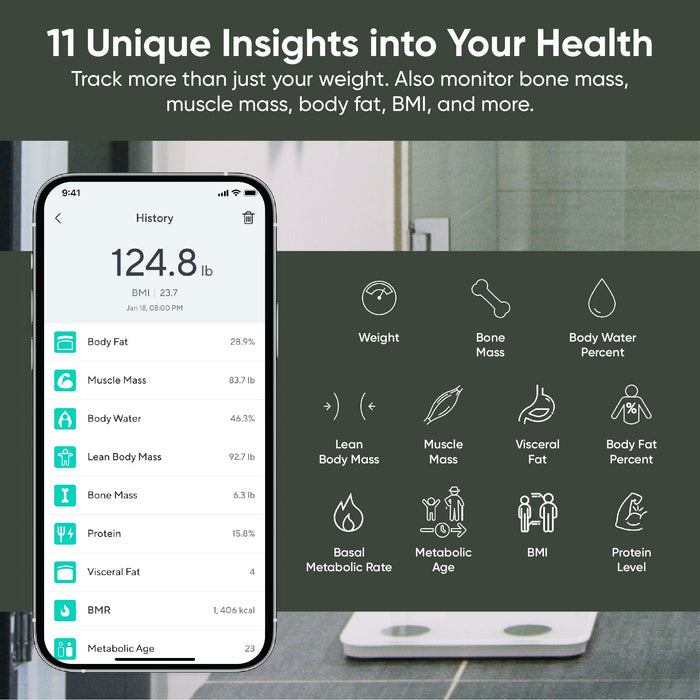 Wyze Scale S is a smart and affordable product that helps monitor your health by tracking your weight, muscle mass.