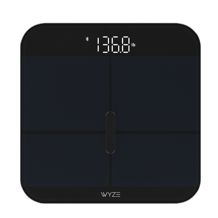 Wyze Scale X is a Bluetooth smart scale that measures 13 body composition metrics and allows up to 8 users.