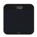 Wyze Scale X is a Bluetooth smart scale that measures 13 body composition metrics and allows up to 8 users.