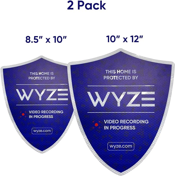 This is a reflective sticker for Wyze security cameras.