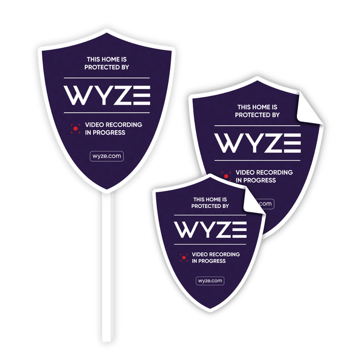 Wyze Security Reflective Sticker - PVB - SYS - SS - Wyze Labs, Inc.
