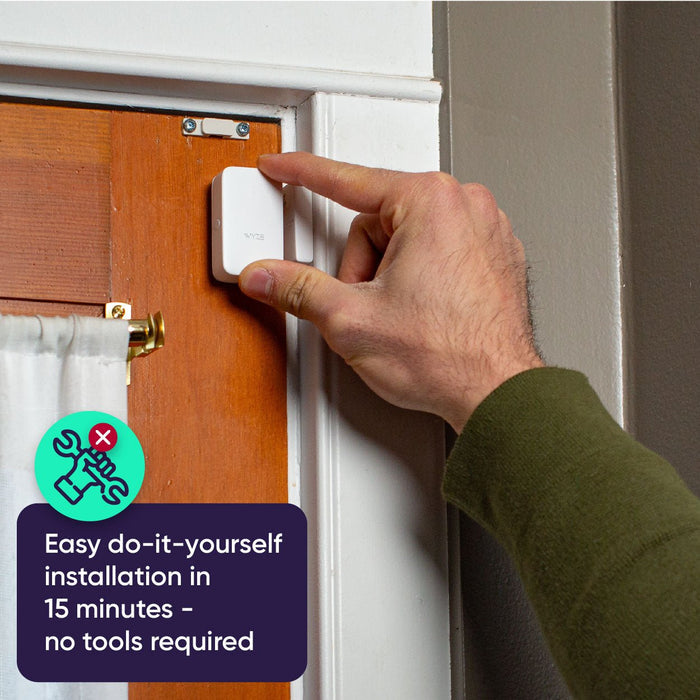 Wyze Sense Entry Sensor v2 -- Door and Window Sensor with Long Battery Life - Detects when things open/close - Use with.