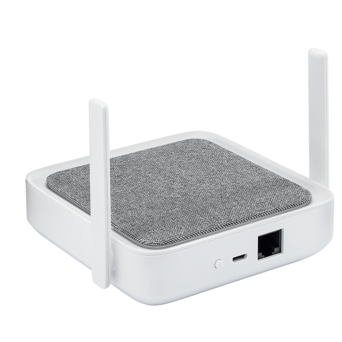 The Wyze Sense Hub is a device that connects and sends alerts for home monitoring and automation.
