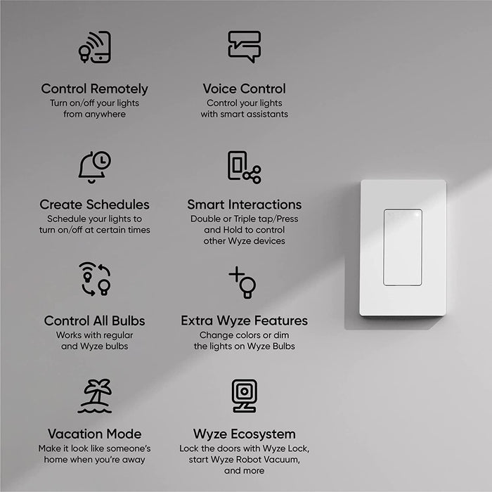 Wyze Switch: Control your lights from anywhere.