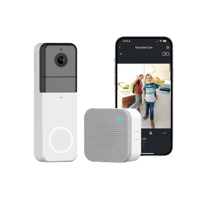Wyze Video Doorbell Pro: Battery-powered HD smart doorbell with 30 second install.