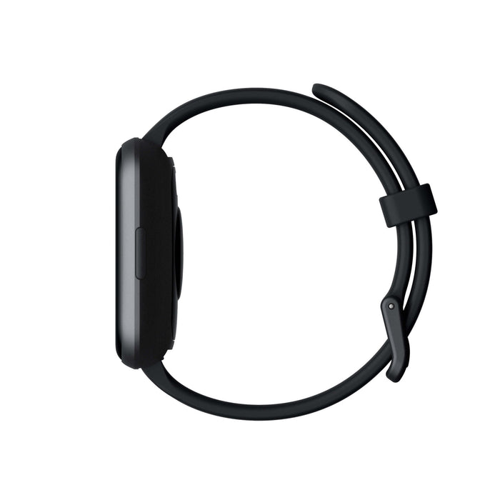 Wyze Watch 44mm smart watch with black band and black face.