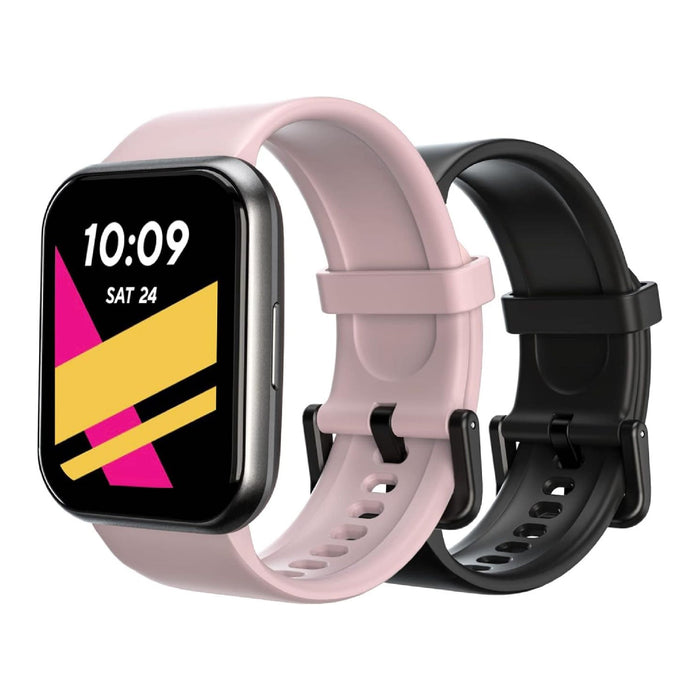 Midnight Black / Blush Pink Silicone
