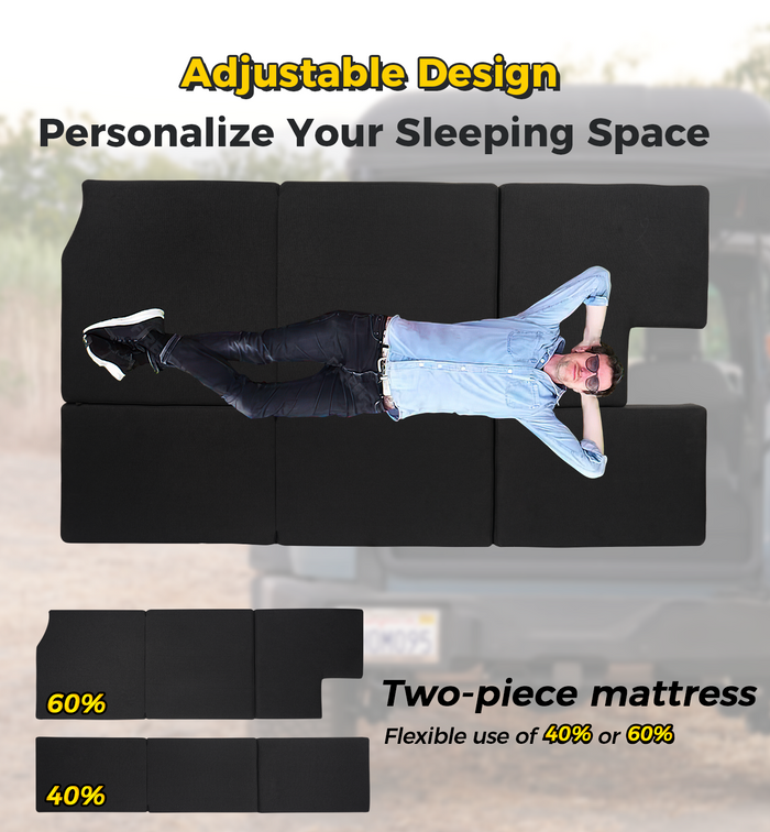 Xprite 1.6inch Premium Camping Mattress for Ford Bronco 2021–2025