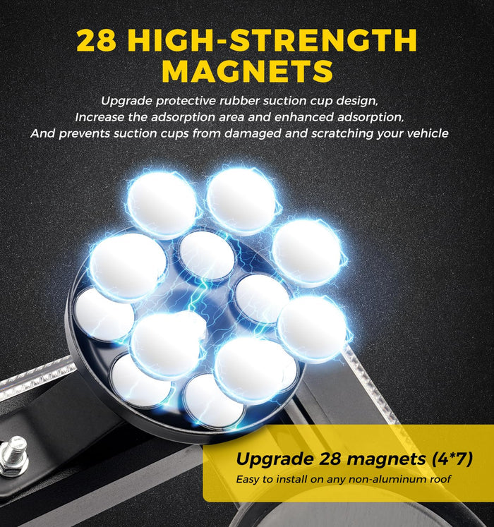 Xprite 18 inch 150 LED Rooftop Emergency Strobe Light