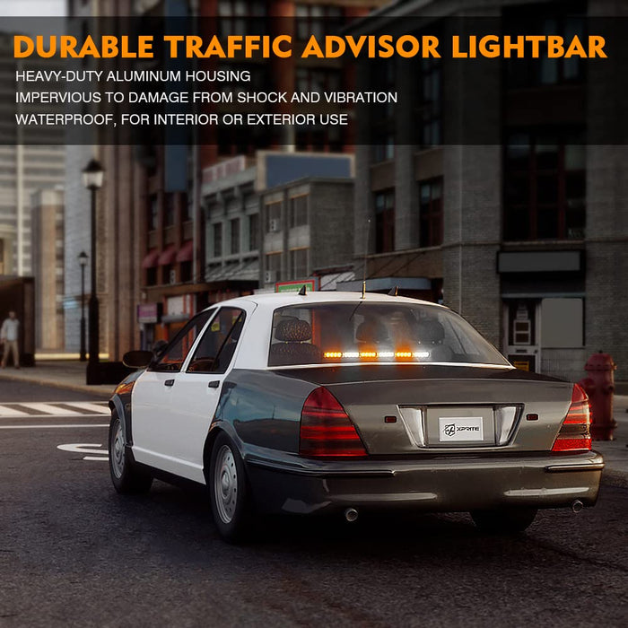 Xprite 26"  LED Traffic Advisor Strobe Light Bar | Controller 6 Series