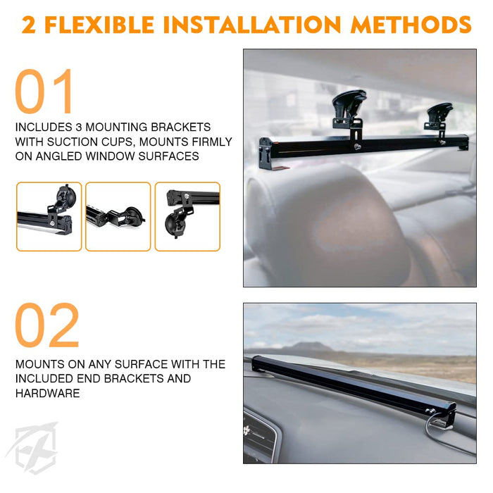 Xprite 26"  LED Traffic Advisor Strobe Light Bar | Controller 6 Series