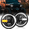 Xprite 7" Halo Headlights with DRL & Turn Signal for 2007-2018 Jeep Wrangler JK | Ultra