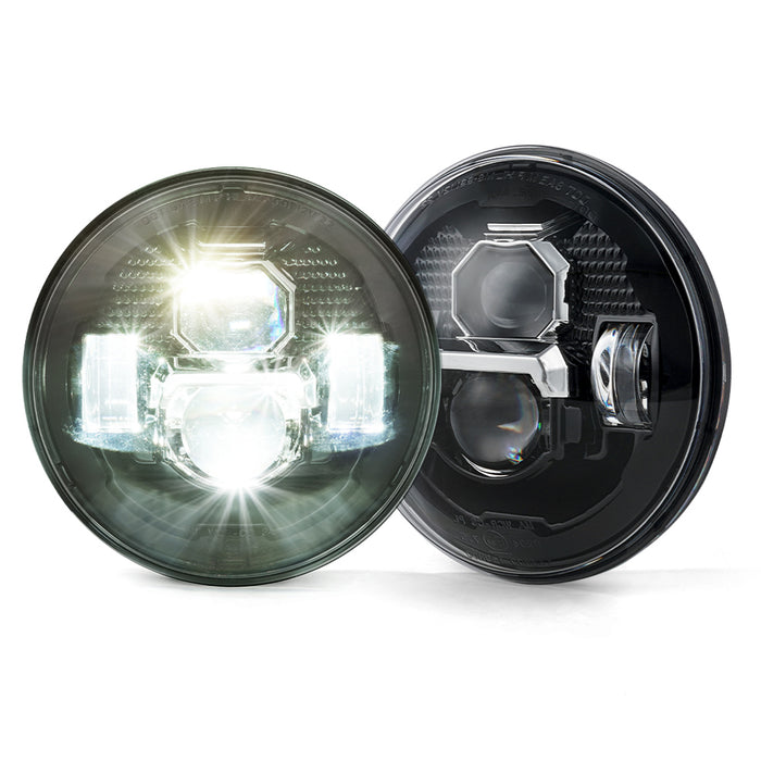 Xprite 7" LED Headlights for Jeep Wrangler JK TJ LJ 1997-2018 – Off-Road Replacement Headlights | G14 Series