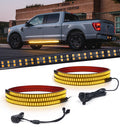 Xprite 70" LED Emergency Strip Lights – Flexible Running Board Strobe Light Strip