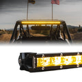 Xprite Amber Flood Beam LED Light Bar for Trucks, SUVs & Off-Road Vehicles | Ultra Thin Astro Series