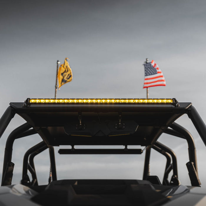 Xprite Amber Flood Beam LED Light Bar for Trucks, SUVs & Off-Road Vehicles | Ultra Thin Astro Series