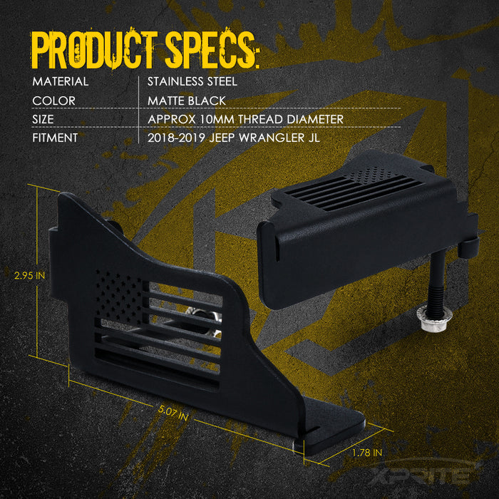Xprite Front Foot Pegs for 2018+ Jeep Wrangler JL