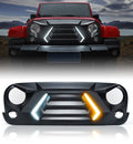 Xprite Grille with DRL and Turn Signals for Jeep Wrangler JK JKU