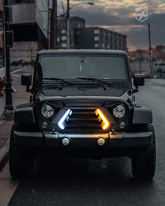 Jeep Wrangler JK JKU Front Grille Upgrade