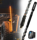 Xprite Ham Radio Antenna with 4FT Amber LED Whip Light