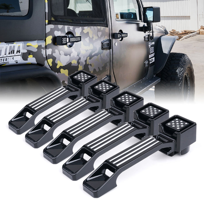 Xprite  Heavy Duty Aluminum Door Handle Set for Jeep Wrangler JK JKU 2007-2018 | Freedom Series