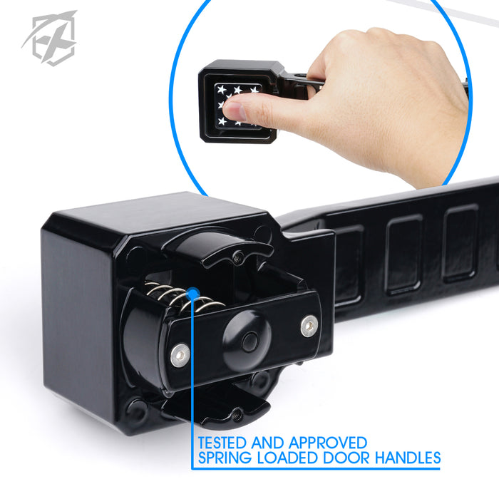 Xprite  Heavy Duty Aluminum Door Handle Set for Jeep Wrangler JK JKU 2007-2018 | Freedom Series