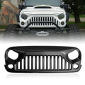 Xprite  Jeep Grille for Jeep Wrangler JK JKU 2007-2018 Matte Black ABS Replacement Grille