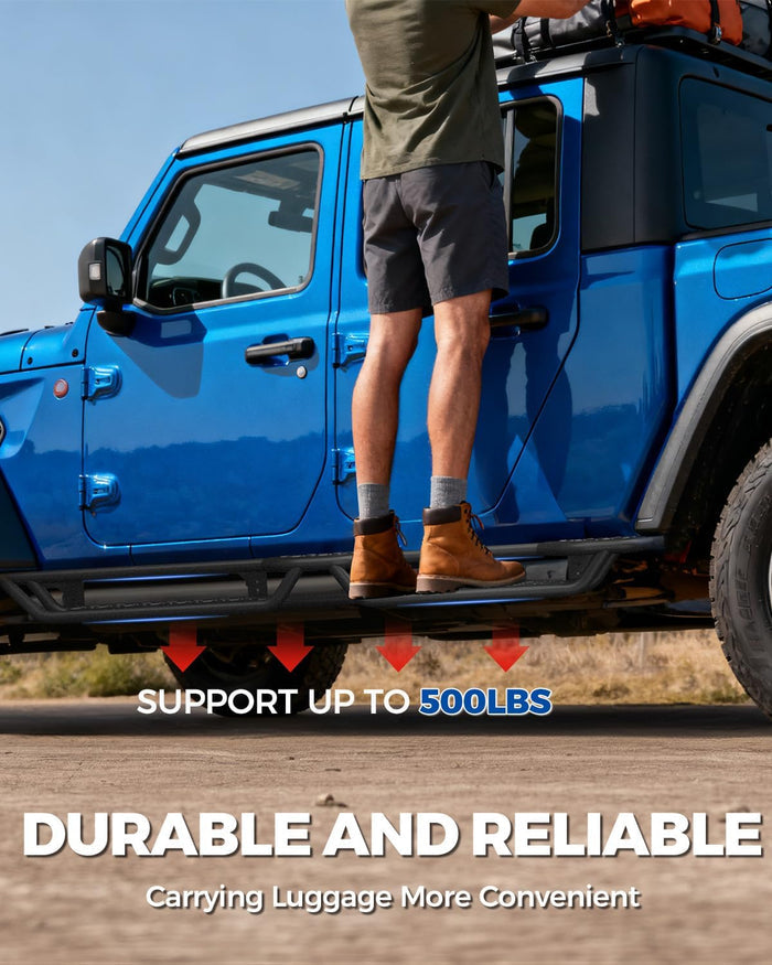 Xprite Jeep Running Boards Dual Steps for Gladiator JT 2020-2026