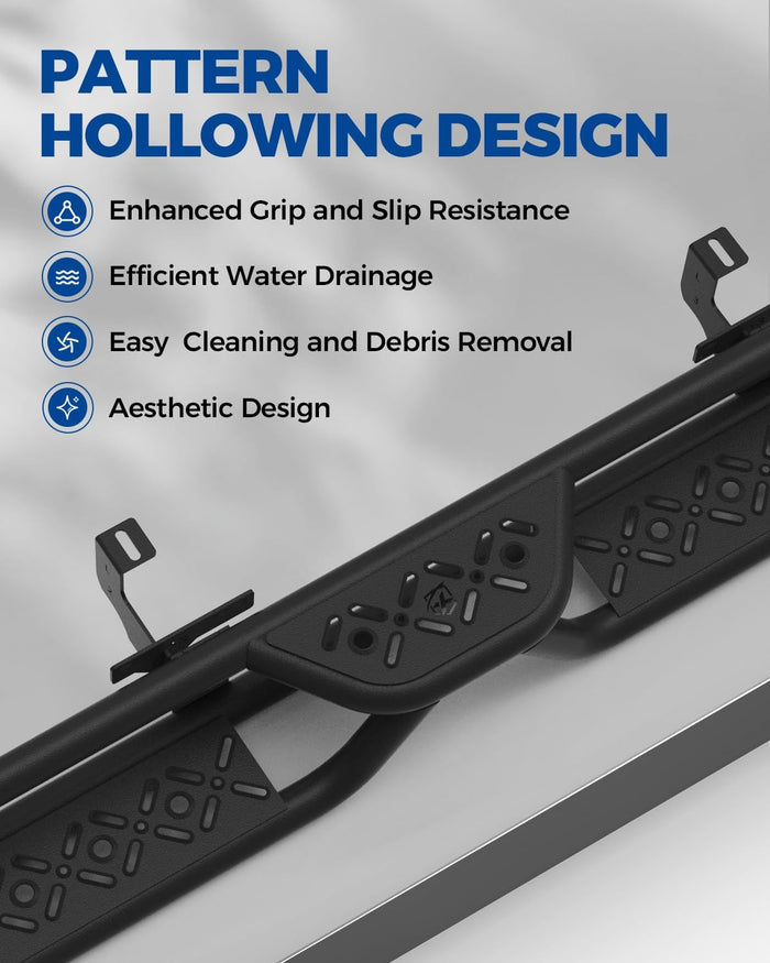 Xprite Jeep Running Boards Dual Steps for Gladiator JT 2020-2026