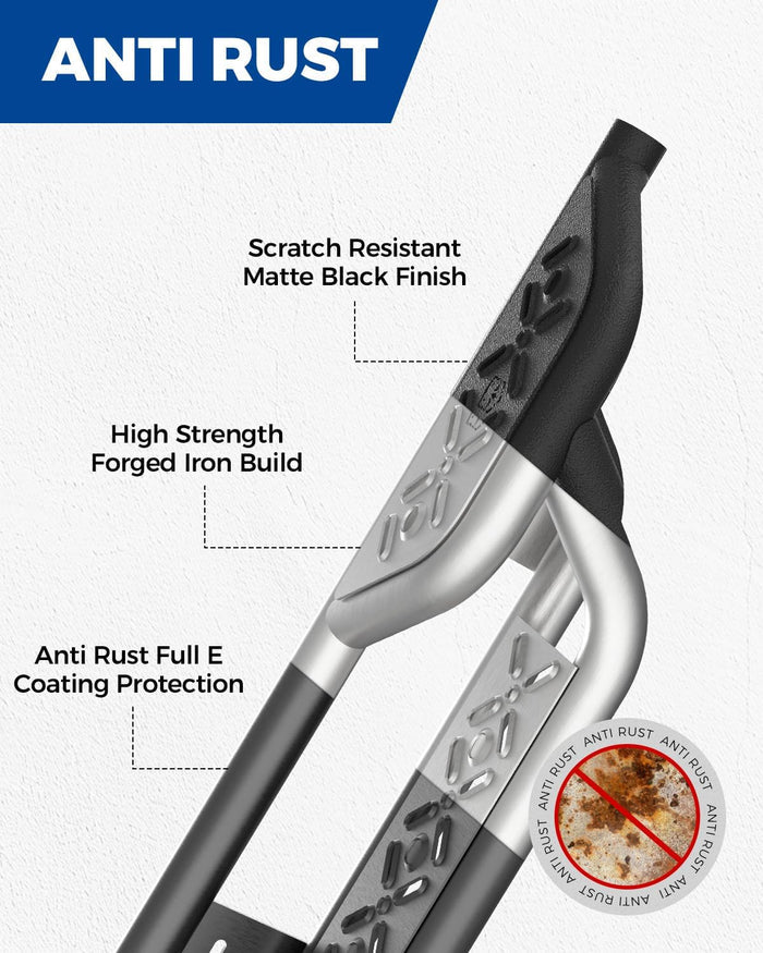 Xprite Jeep Running Boards Dual Steps for Gladiator JT 2020-2026