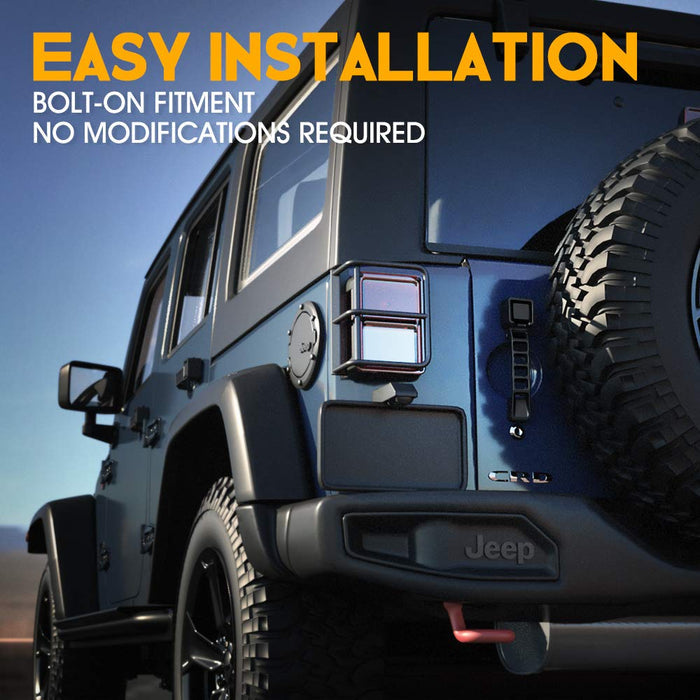 Xprite Jeep Wrangler JK Aluminum Door Handle – Rugged Black Exterior Handle Upgrade | Storm Series
